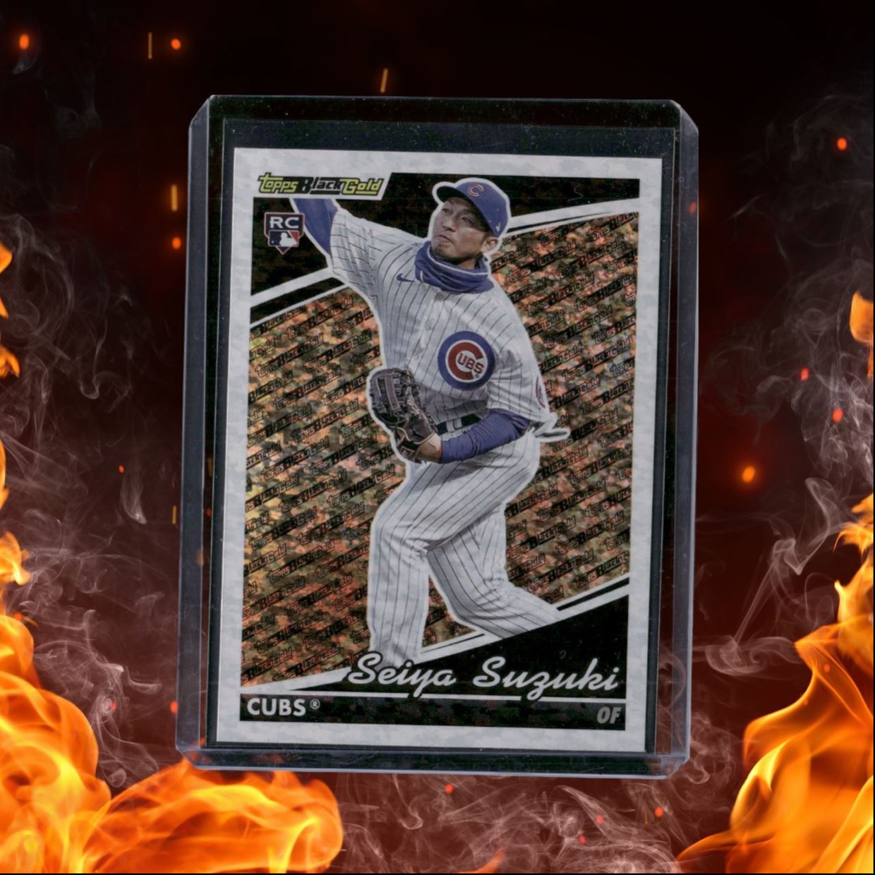2022 Topps Update Black Gold Seiya Suzuki Rookie #BG-15