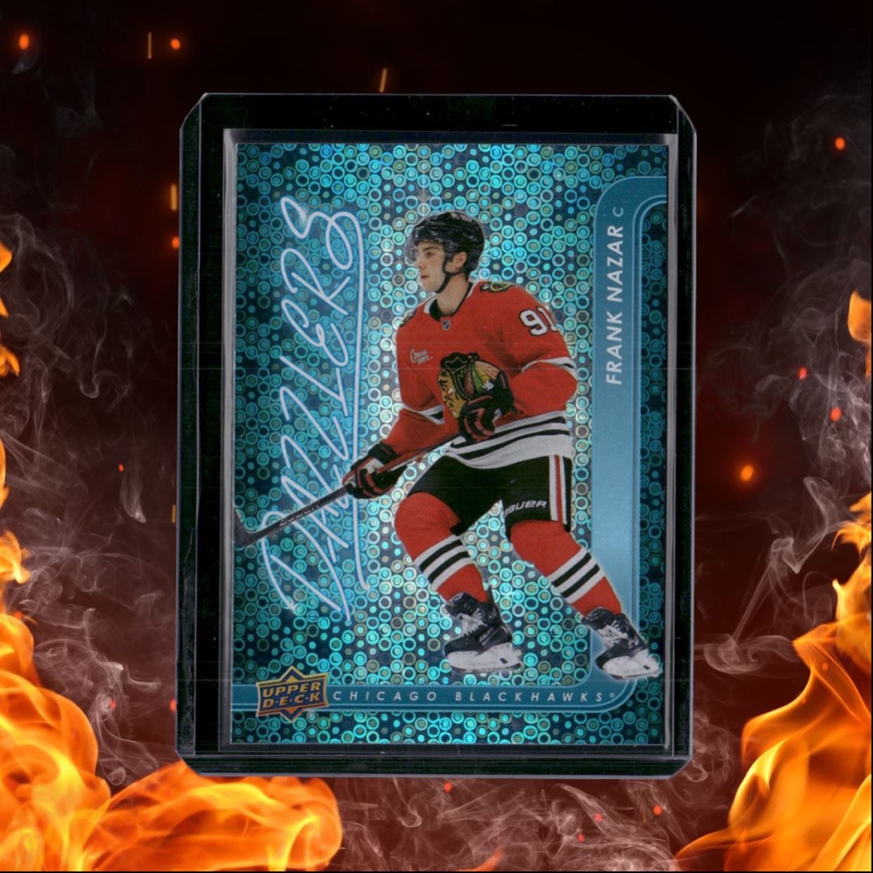 2024-25 Upper Deck Frank Nazar Dazzlers Blue Rookie #DZ-55