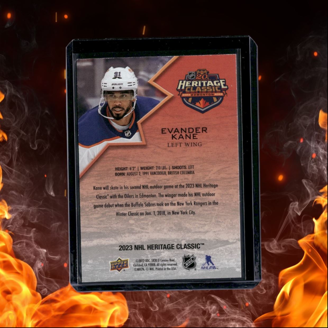 2023-24 Upper Deck Heritage Classic Evander Kane (B)