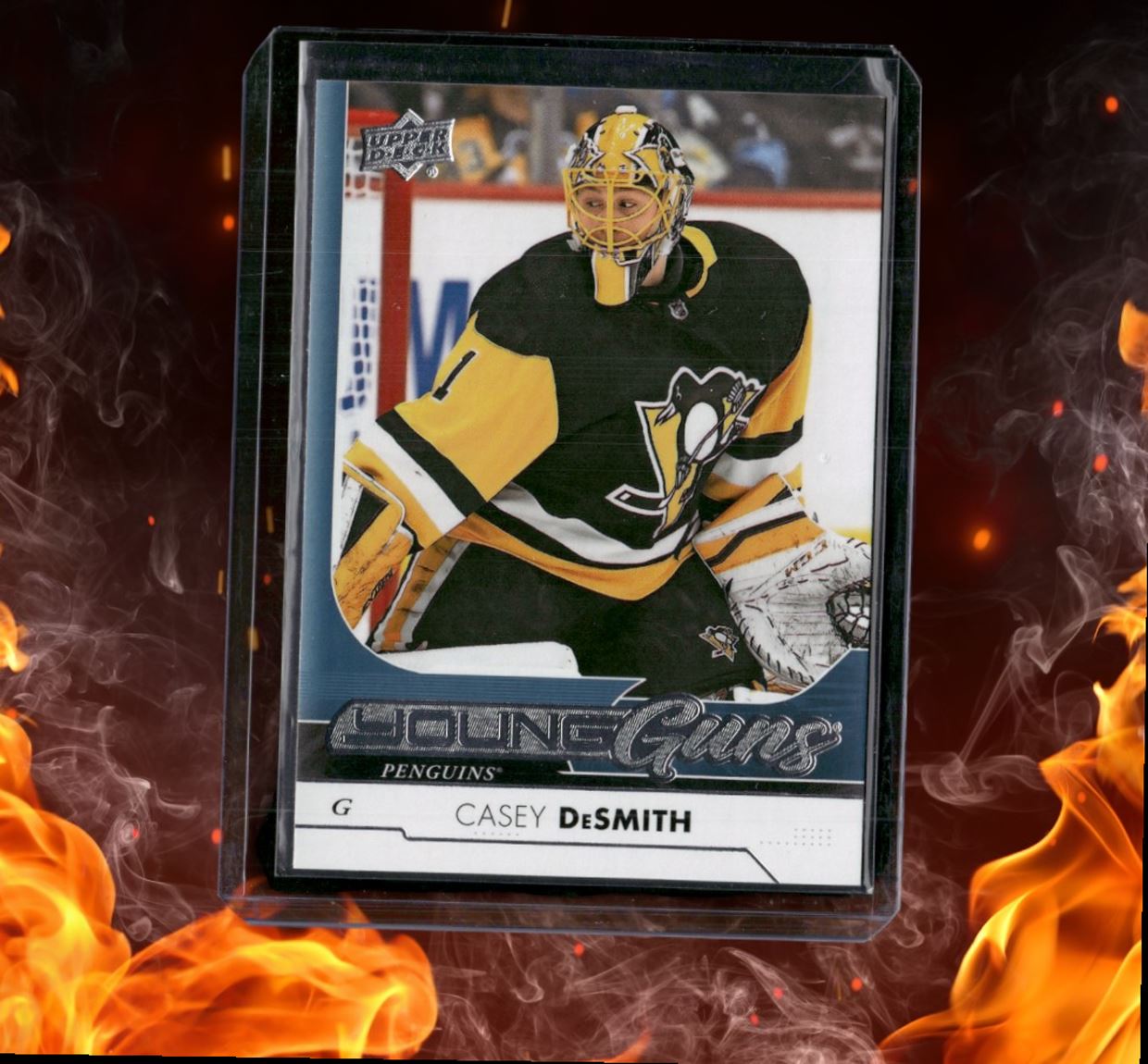 2017-18 Upper Deck Update Casey DeSmith Young Guns (B) SP Authentic Rookie #512