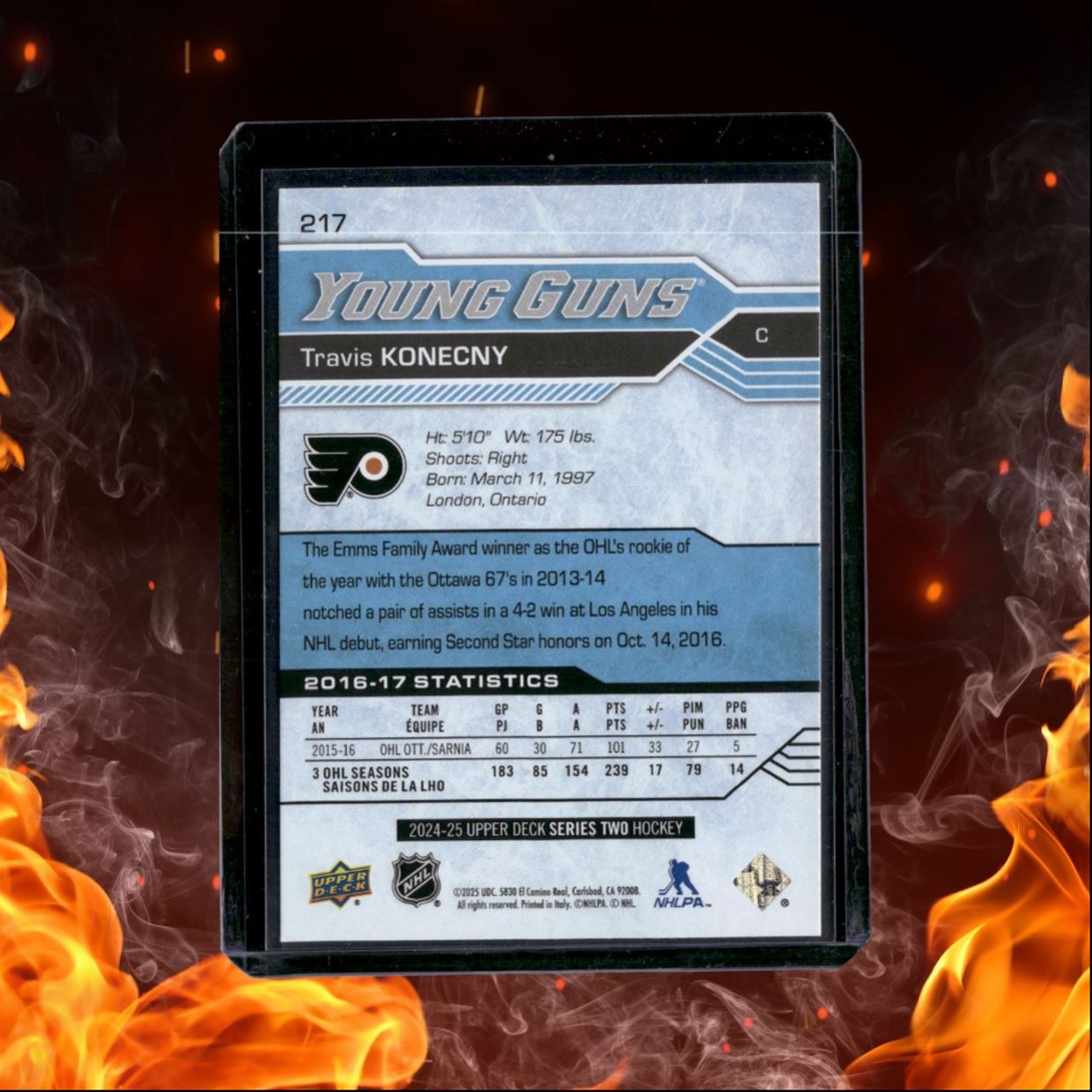 2024-25 Upper Deck Travis Konecny Young Guns Renewed (A) #217