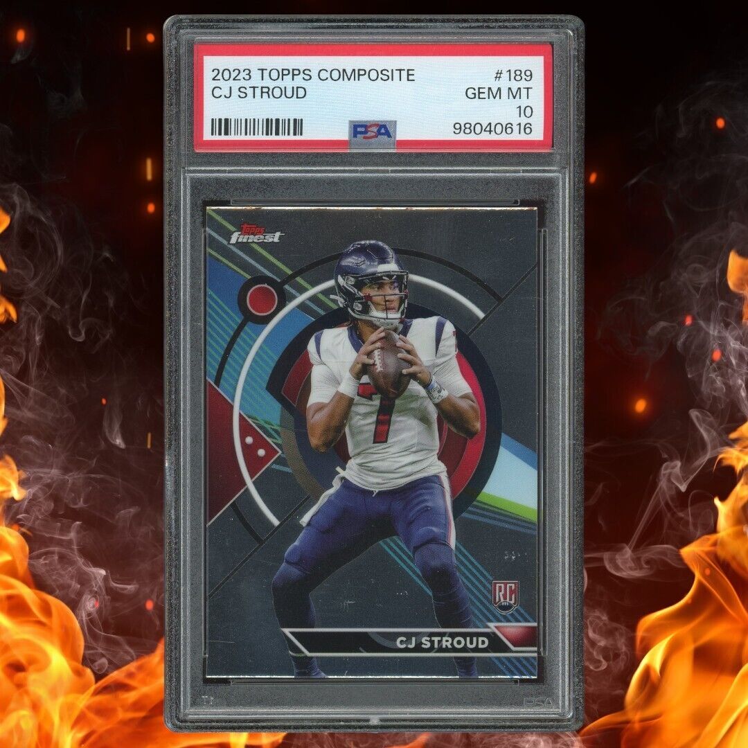 2023 Topps Composite CJ STROUD Rookie Finest PSA 10 #189