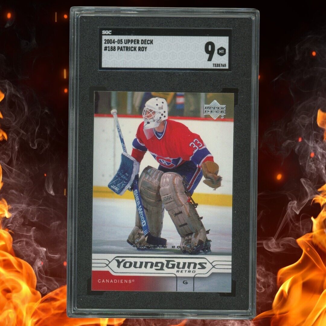 2004-05 Upper Deck PATRICK ROY Retro Young Guns SGC 9 #188