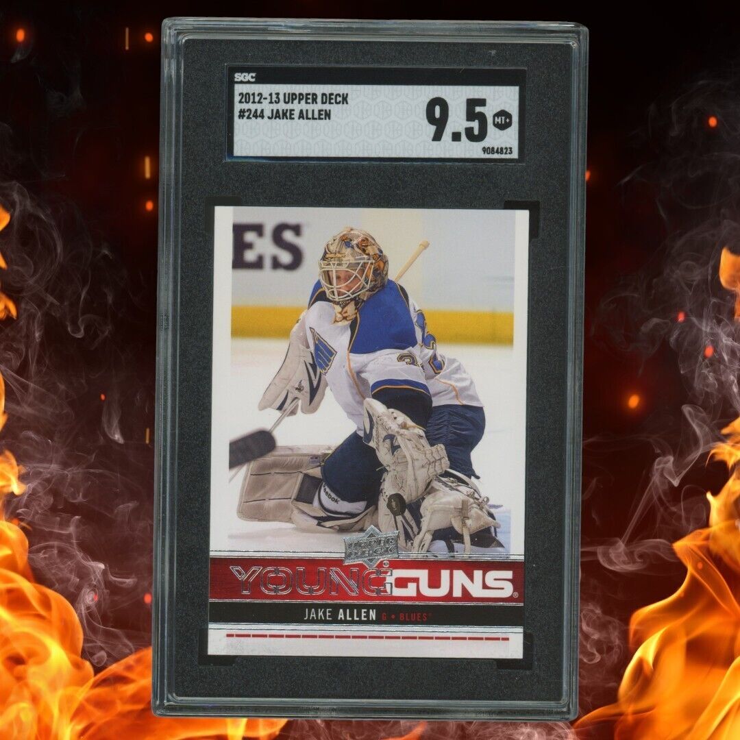 2012-13 Upper Deck JAKE ALLEN Young Guns SGC 9.5 #244 Rookie