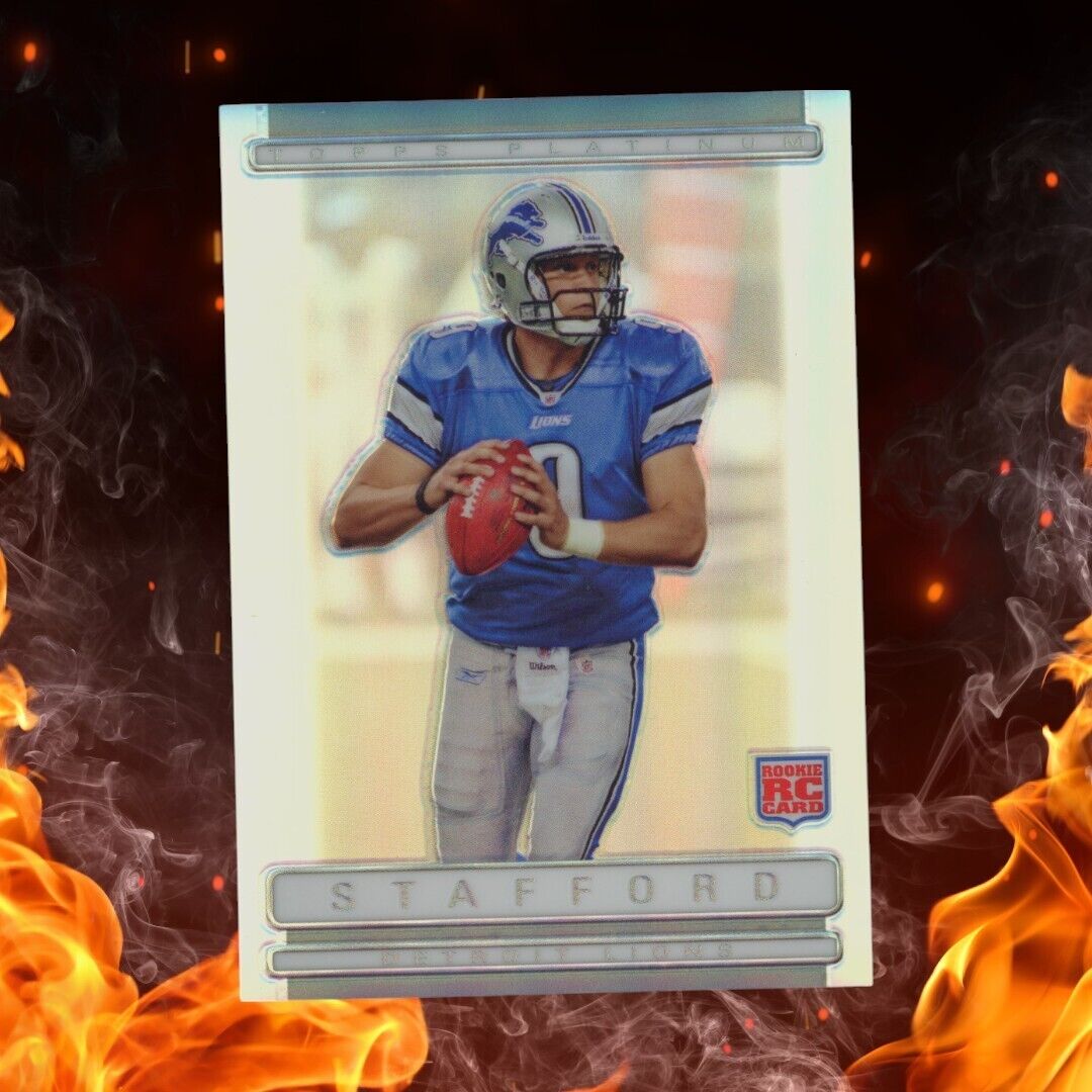 2009 Topps Platinum MATTHEW STAFFORD Rookie /999 Refractor #125