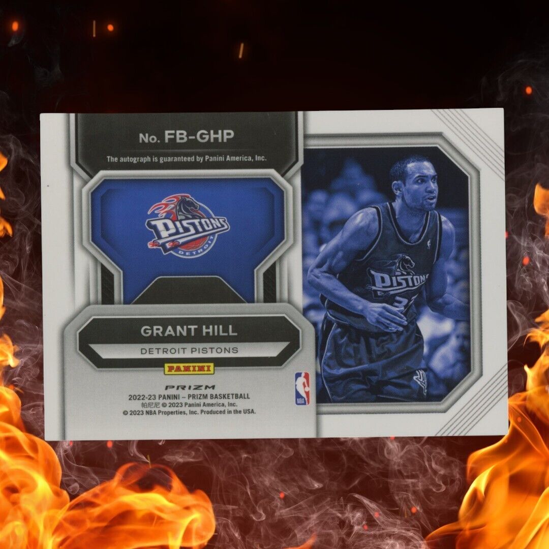 2021-22 Panini Mosaic GRANT HILL Fast Break Prizm Auto #FB-GHP