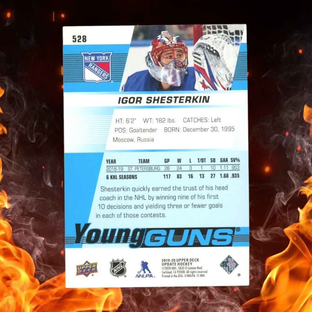 2019-20 SP Authentic IGOR SHESTERKIN Young Guns #528 Rookie