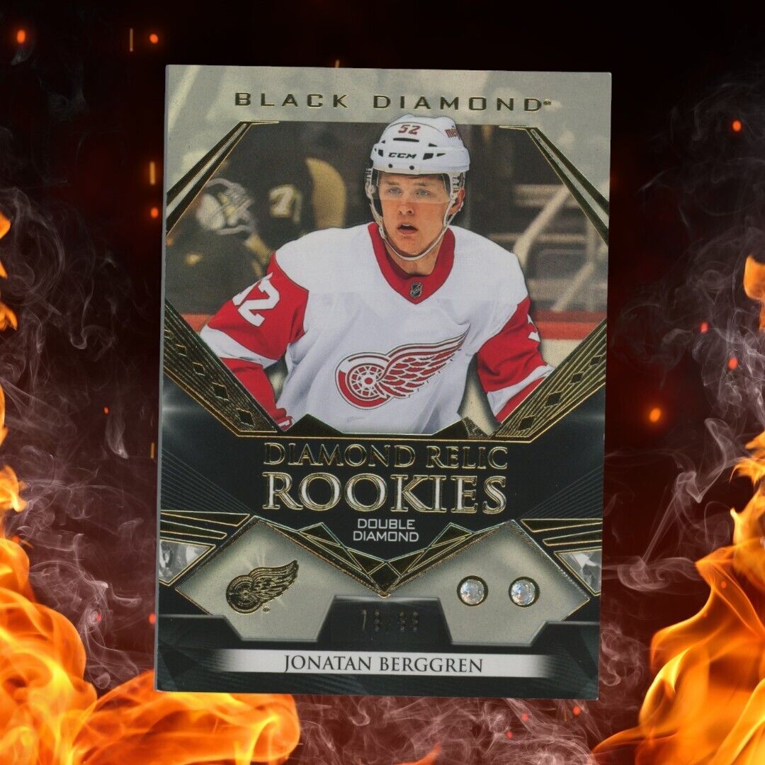 2022-23 Upper Deck Black Diamond JONATAN BERGGREN Rookie Diamond Relics /99 #JB