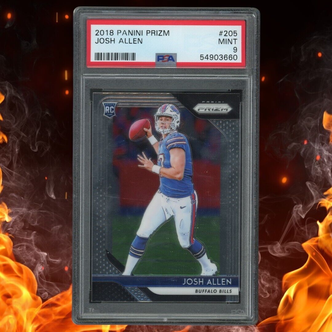 2018 Panini Prizm JOSH ALLEN Rookie PSA 9 #205