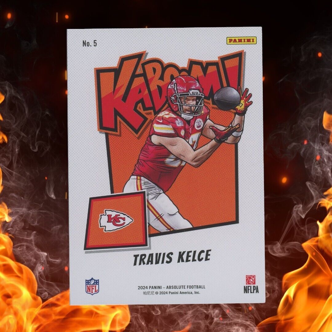 2024 Panini Absolute TRAVIS KELCE Kaboom! #5 SSP Case Hit