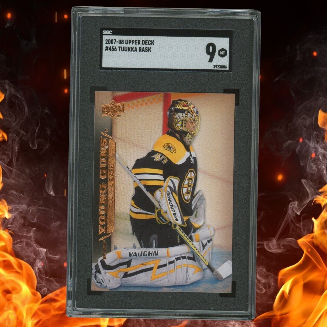 2007-08 Upper Deck TUUKKA RASK Young Guns SGC 9 #456 Rookie