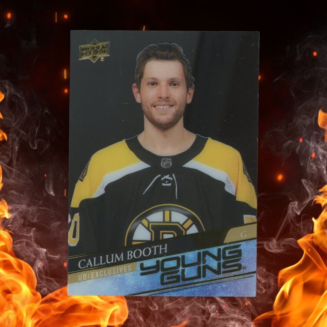 2020-21 Upper Deck CALLUM BOOTH Young Guns UD Exclusives Clear Cut #704 SSP