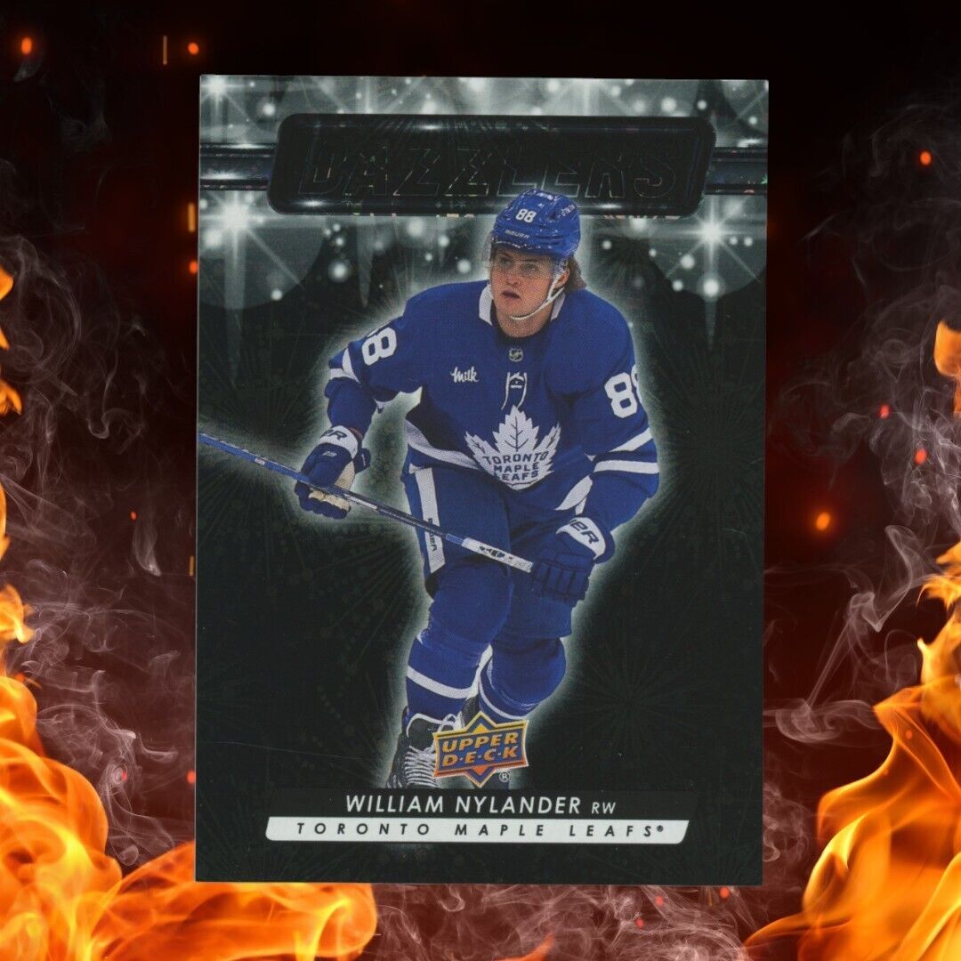 2023-24 Upper Deck WILLIAM NYLANDER Black Dazzlers #DZ-37 SSP Tin