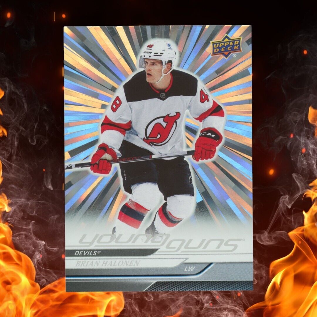 2024-25 Upper Deck BRIAN HALONEN Outburst Silver Young Guns #452 SP
