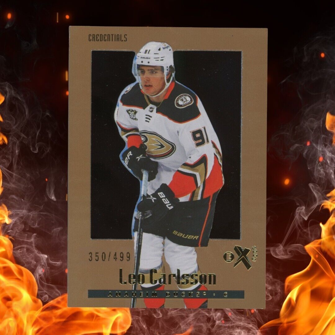 2023-24 Skybox EX 2000 LEO CARLSSSON Rookie /499 Credentials #133