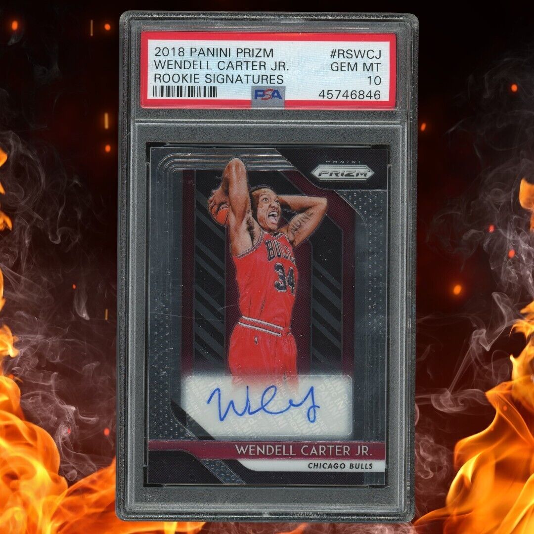 2018-19 Panini Prizm WENDELL CARTER JR. Rookie Signatures Auto PSA 10 #RSWCJ