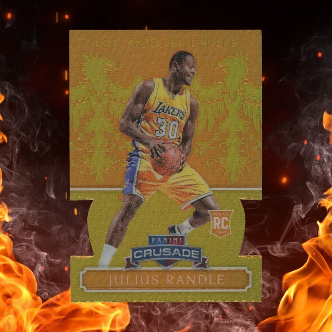 2014-15 Panini Excalibur JULIUS RANDLE Rookie Crusade /60 Orange Die-Cut #172