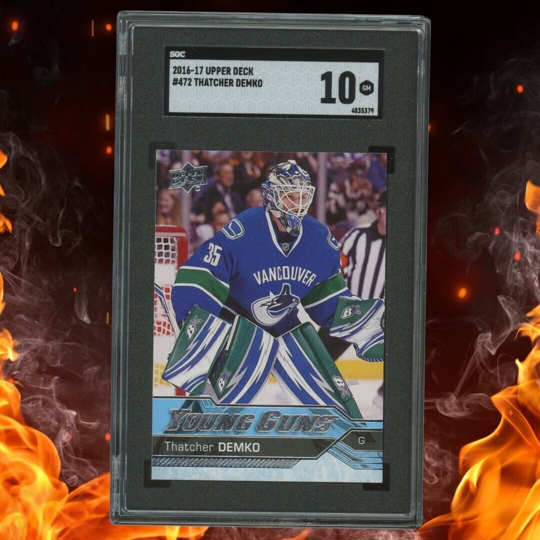 2016-17 Upper Deck THATCHER DEMKO Young Guns SGC 10 #472 Rookie