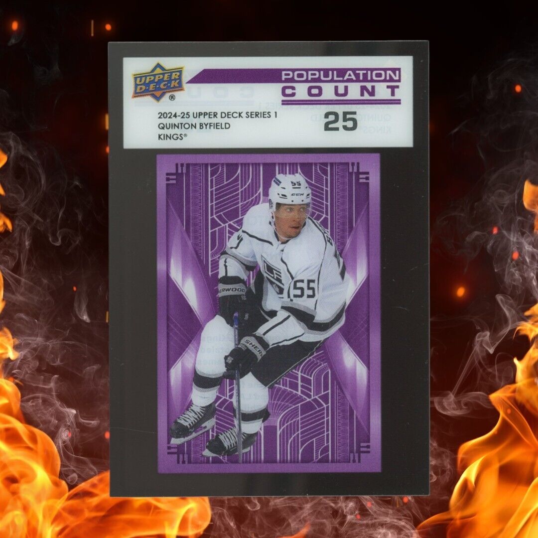 2024-25 Upper Deck QUINTON BYFIELD Population Count 25 /25 Purple #PC-30