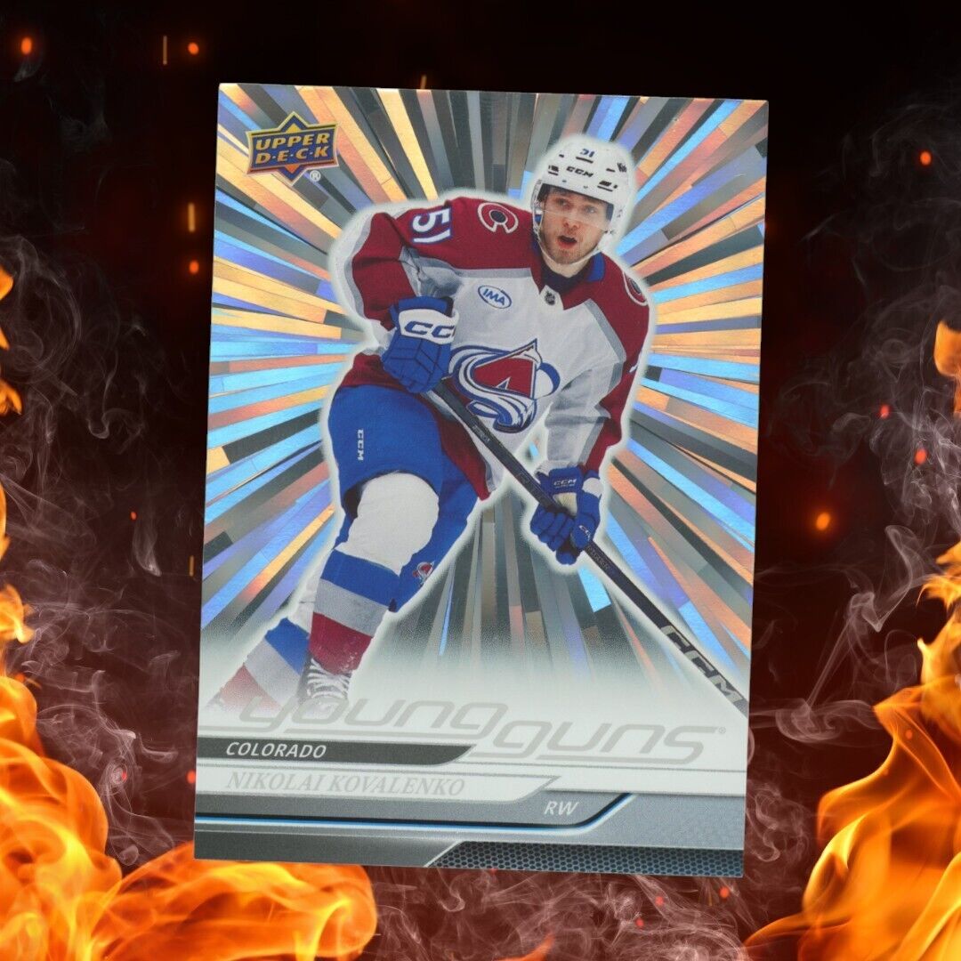 2024-25 Upper Deck NIKOLAI KOVALENKO Outburst Silver Young Guns #466 SP