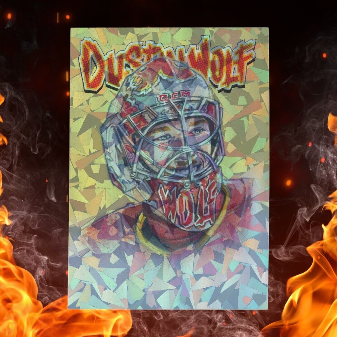 2024 MTP Promo DUSTIN WOLF Rookie Yellow Ice Artist Card MATT STEWART