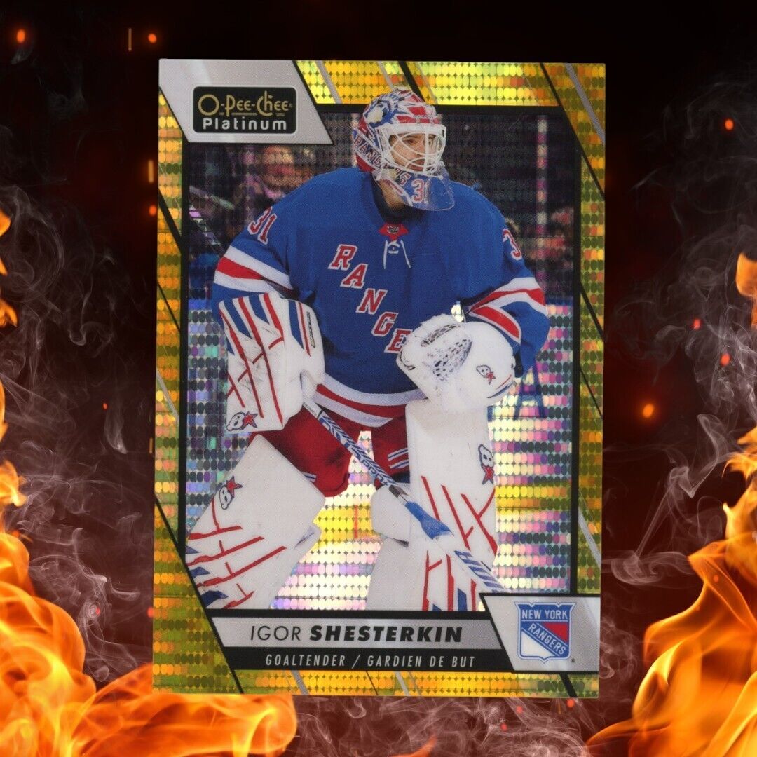 2023-24 O-Pee-Chee Platinum IGOR SHESTERKIN /50 Seismic Gold #41