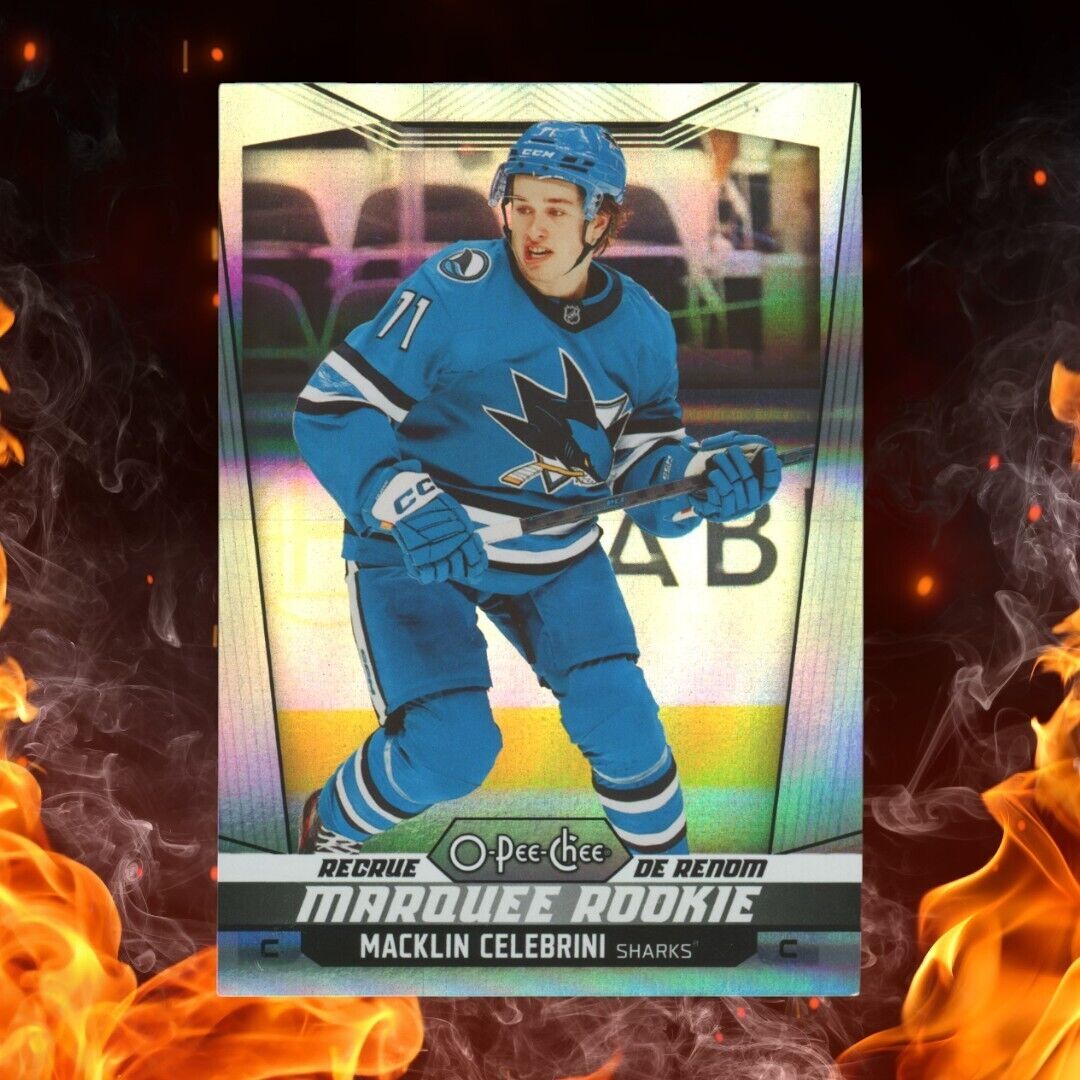 2024-25 O-Pee-Chee MACKLIN CELEBRINI Marquee Rookie /350 Rainbow #545