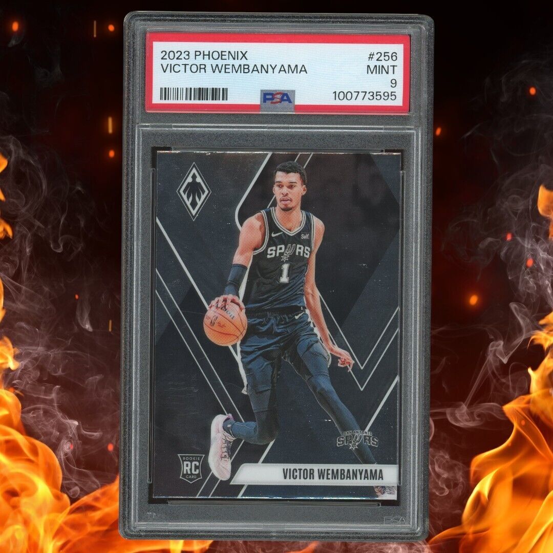 2023-24 Panini Phoenix VICTOR WEMBANYAMA Rookie PSA 9 #256