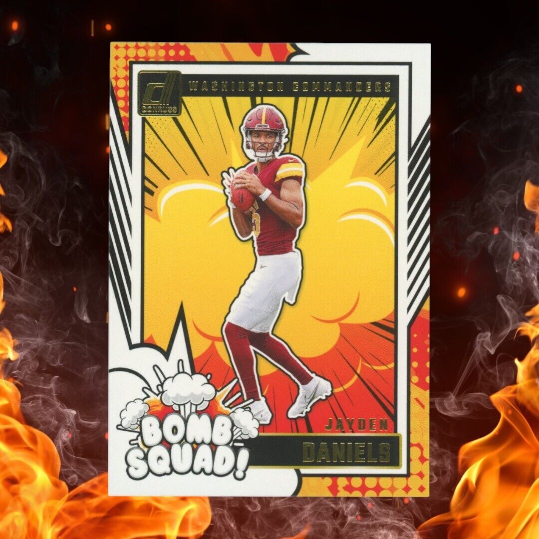 2024 Panini Donruss JAYDEN DANIELS Rookie Bomb Squad! #29