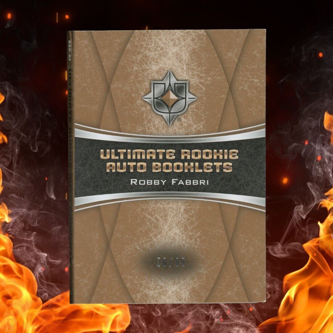 2015-16 Upper Deck Ultimate ROBBY FABBRI Dual Jersey Auto /99 Booklets #RBR-RF