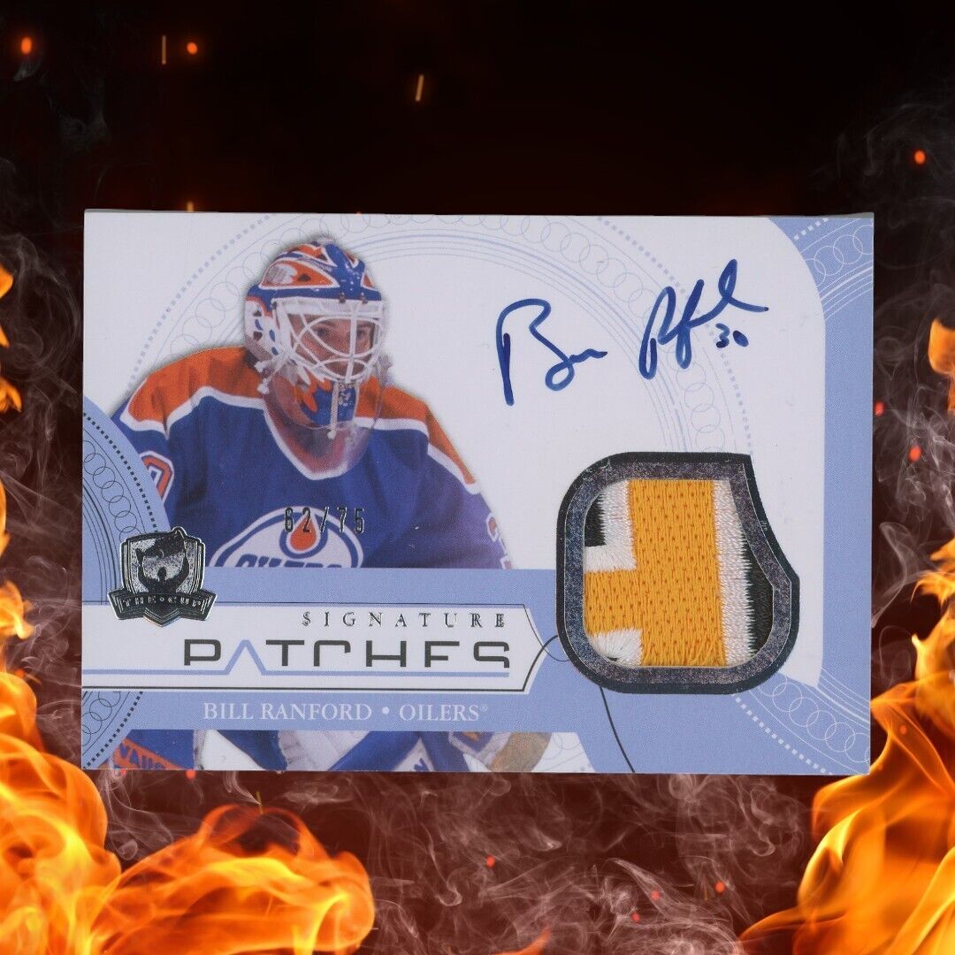 2011-12 The Cup BILL RANFORD Signature Patches /75 Patch Auto #SP-BR