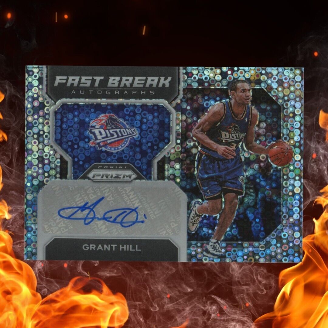 2021-22 Panini Mosaic GRANT HILL Fast Break Prizm Auto #FB-GHP