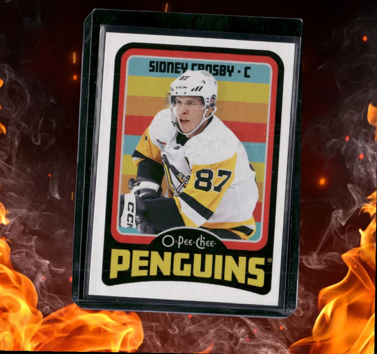 2024-25 O-Pee-Chee Sidney Crosby Retro All-Stars #528