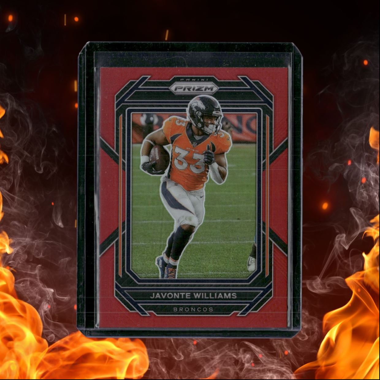2022 Panini Prizm Javonte Williams Red Prizm #87