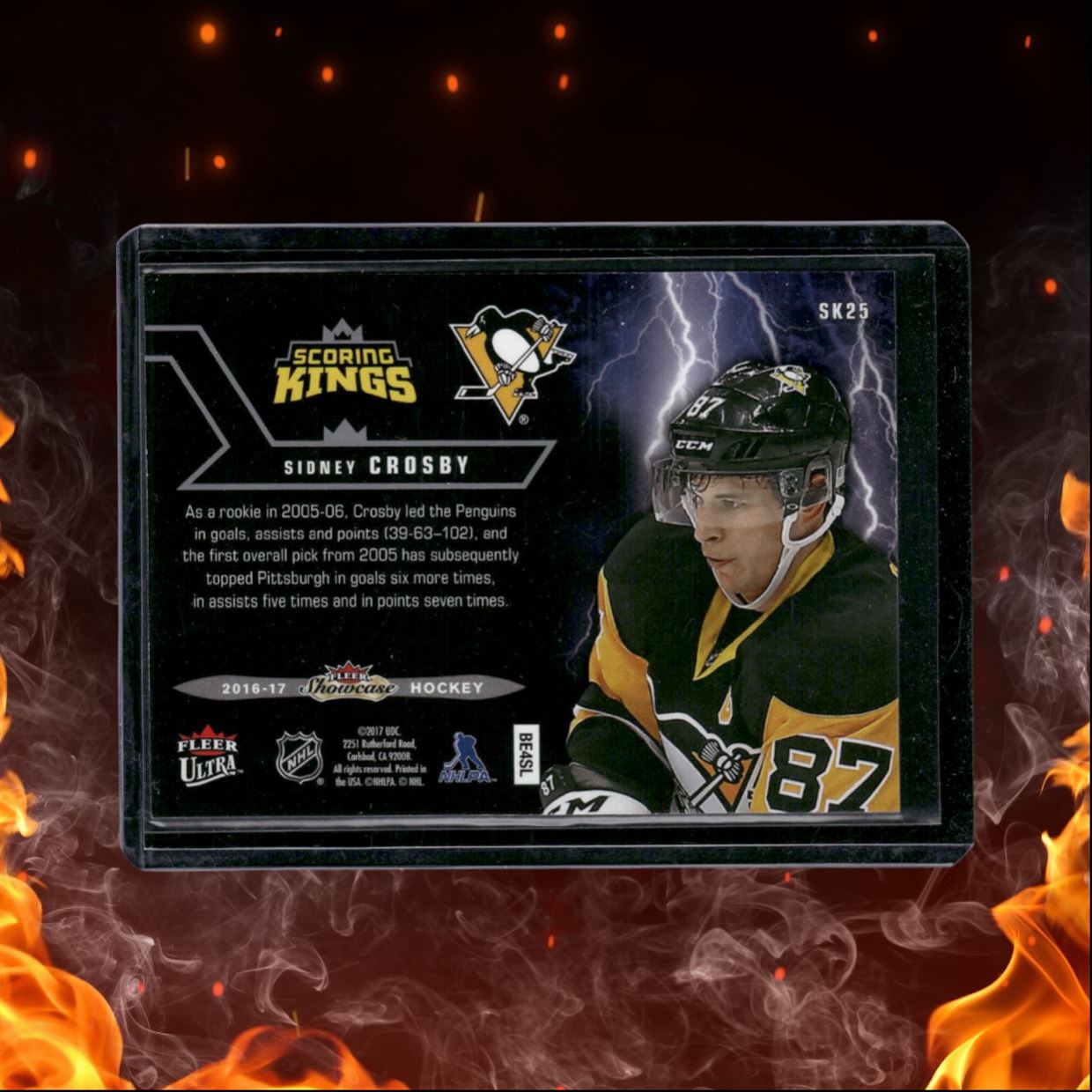 2016-17 Fleer Ultra Showcase Sidney Crosby Scoring Kings #SK25