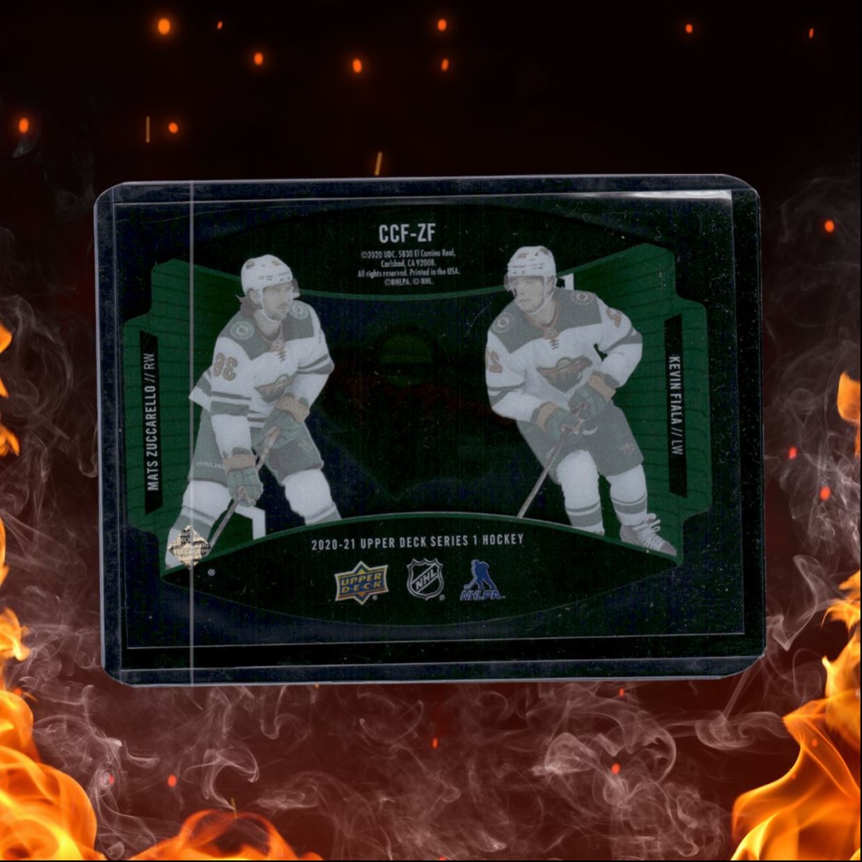 2020-21 Upper Deck Kevin Fiala / Mats Zuccarello Clear Cut Foundations Duos