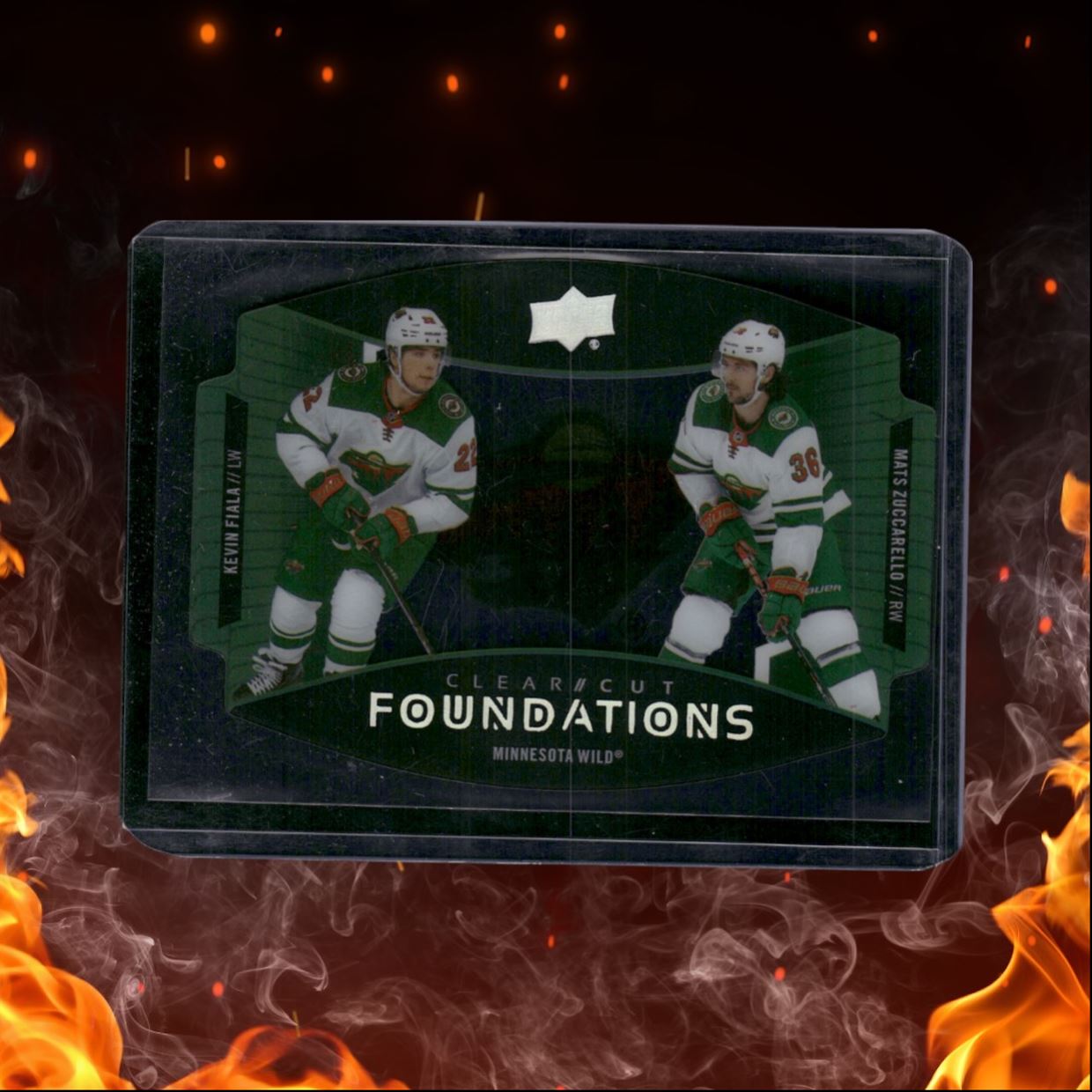 2020-21 Upper Deck Kevin Fiala / Mats Zuccarello Clear Cut Foundations Duos