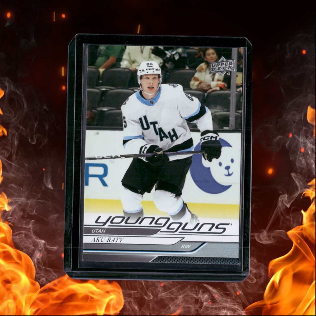 2024-25 Upper Deck Aku Raty Young Guns (A) Rookie #458