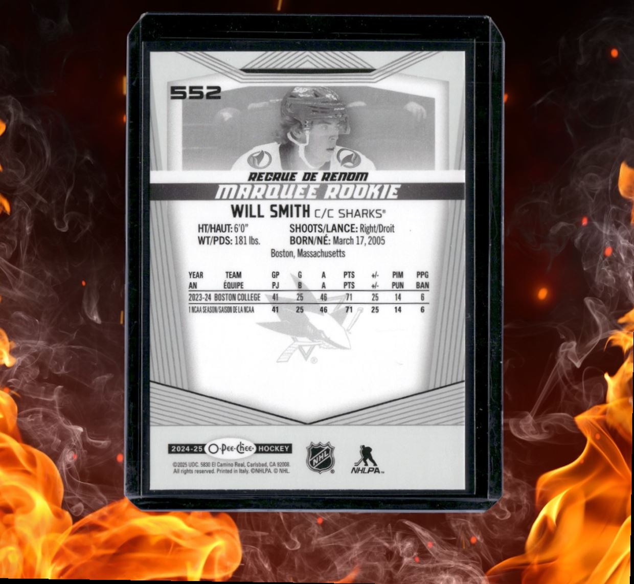 2024-25 O-Pee-Chee Will Smith Marquee (A) Rookie #552