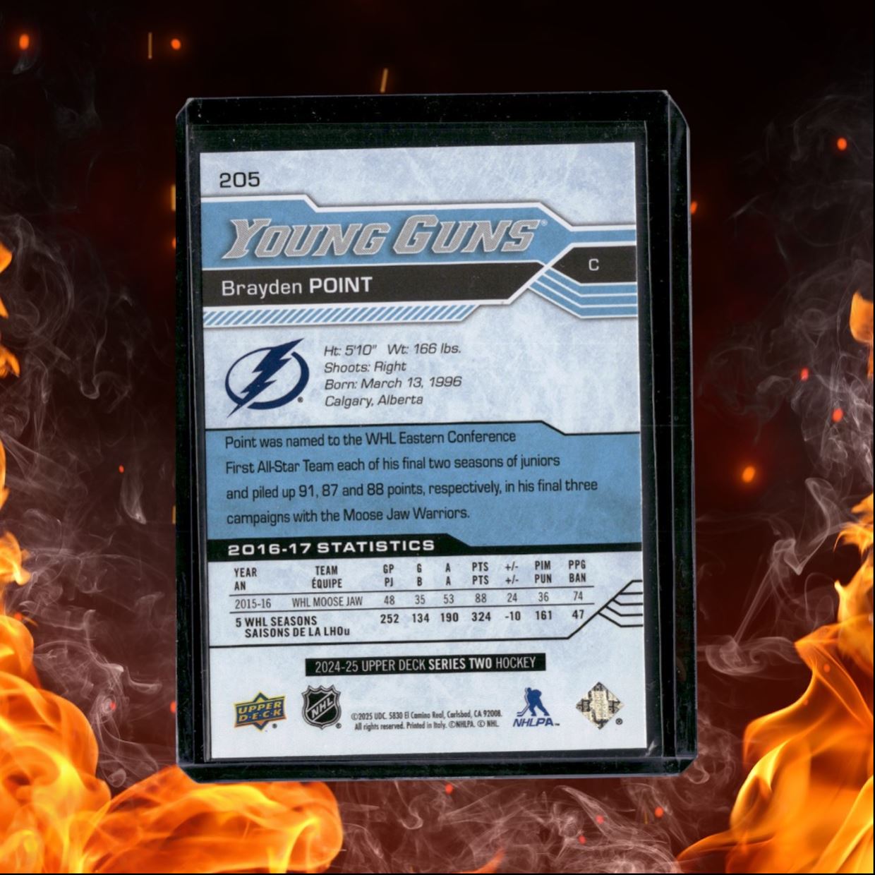2024-25 Upper Deck Brayden Point Young Guns Renewed (A) #205