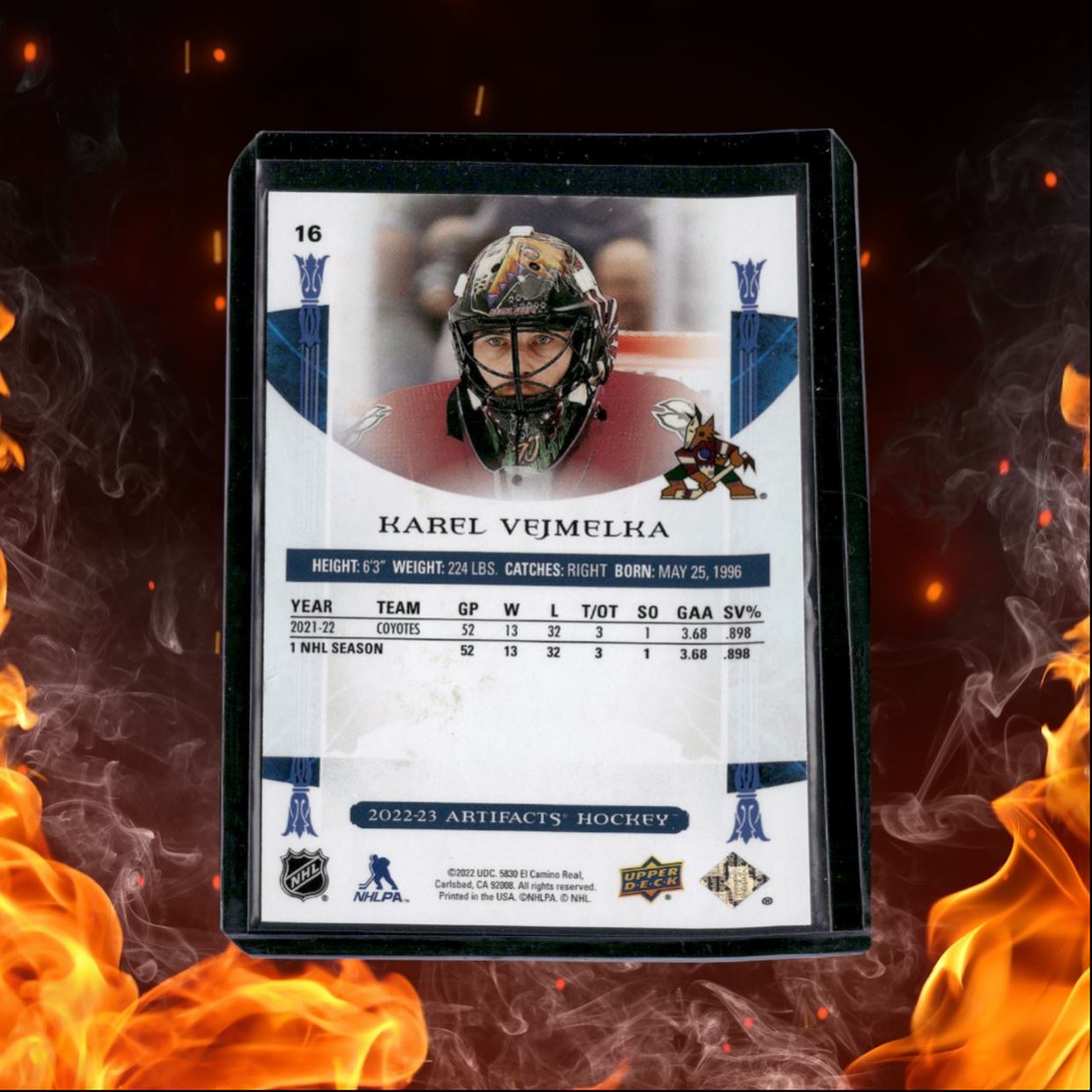 2022-23 Upper Deck Artifacts Karel Vejmelka Autumn 61/75 #16