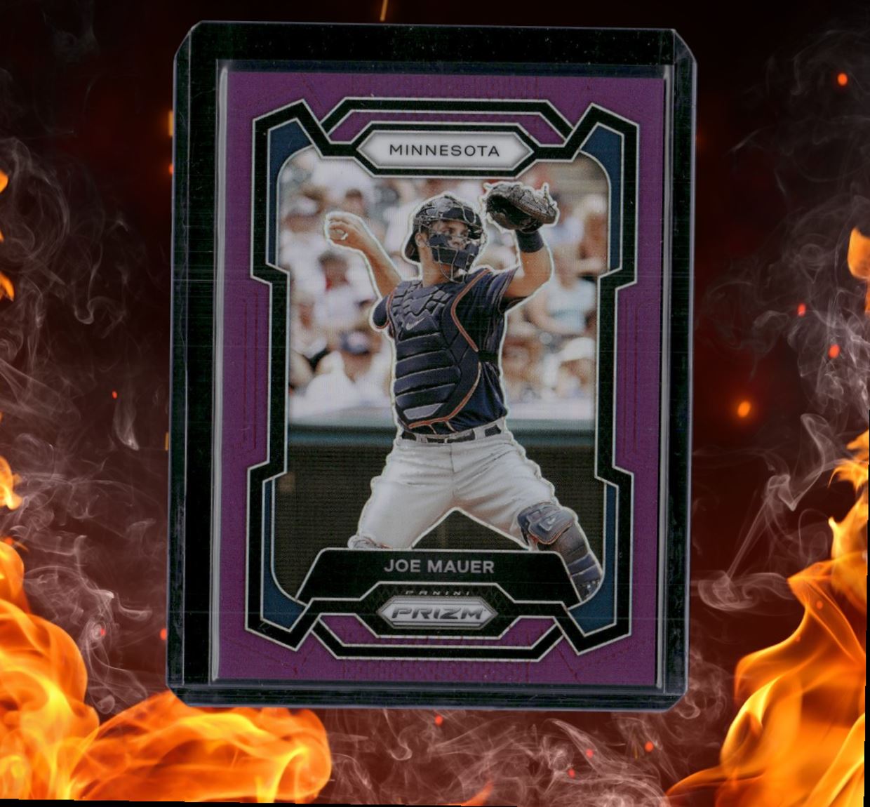 2024 Panini Prizm Joe Mauer Legends Purple Prizm 44/99 #7