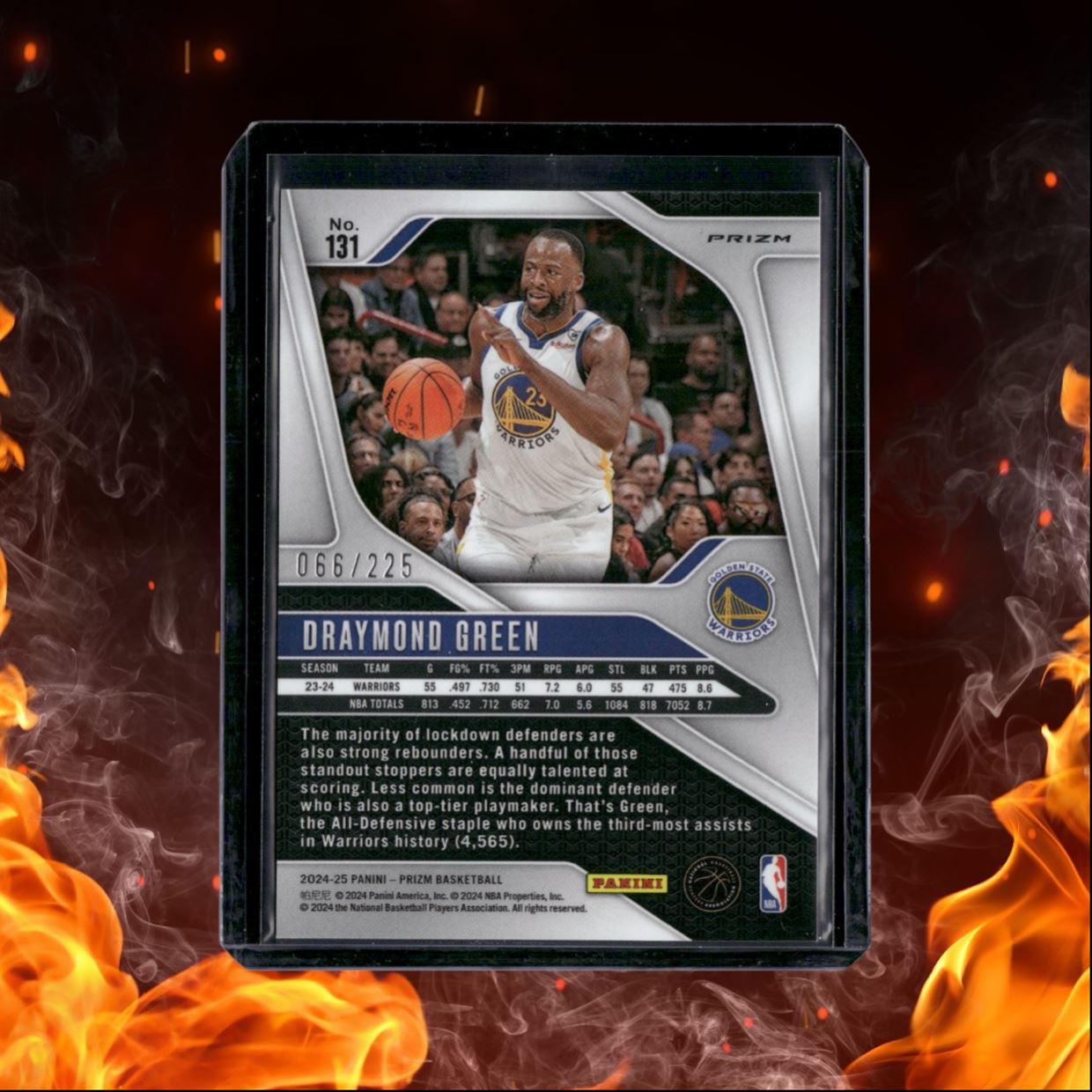 2024-25 Panini Prizm Draymond Green Red Prizm 066/225 #131