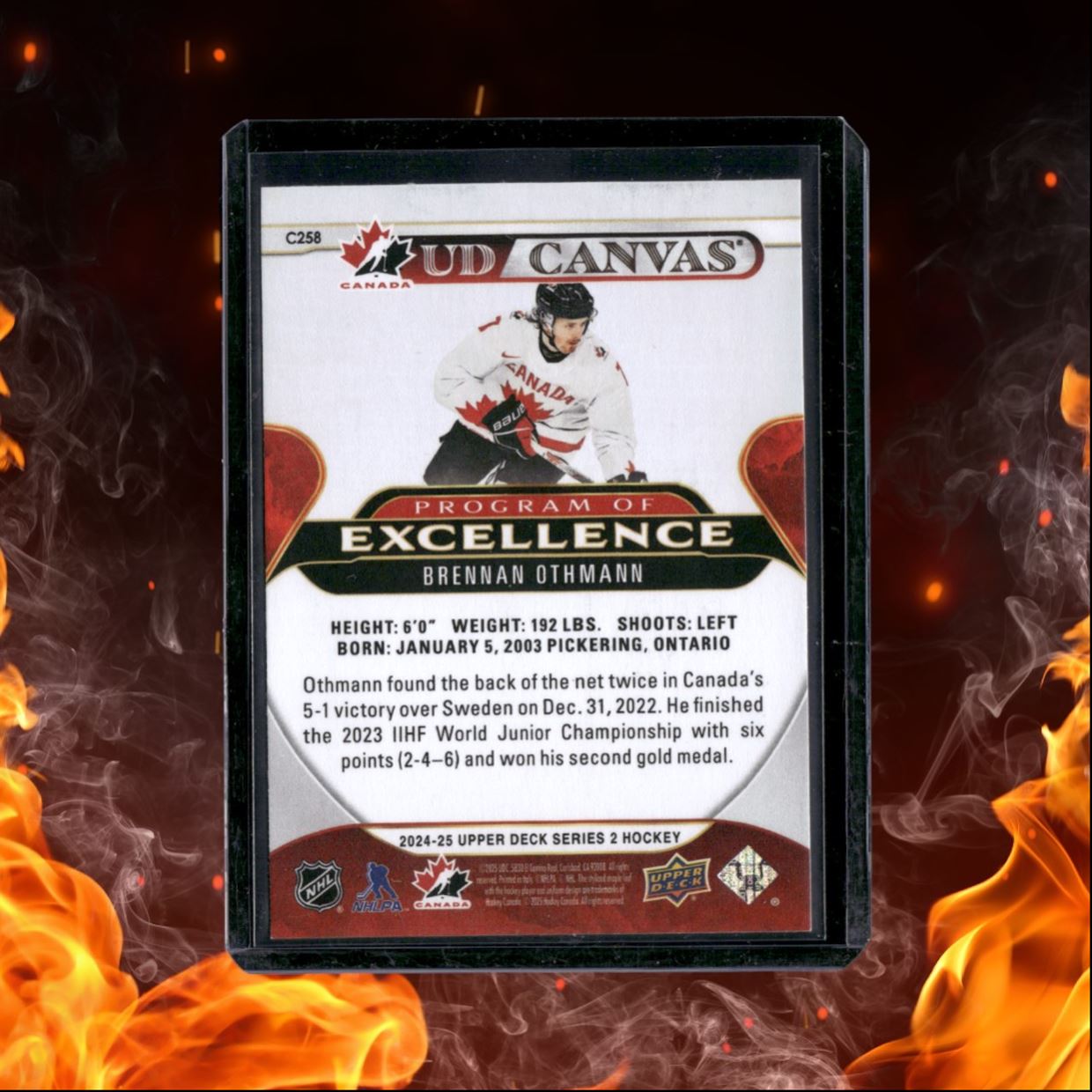 2024-25 Upper Deck Brennan Othmann Program of Excellence Canvas Rookie #C258