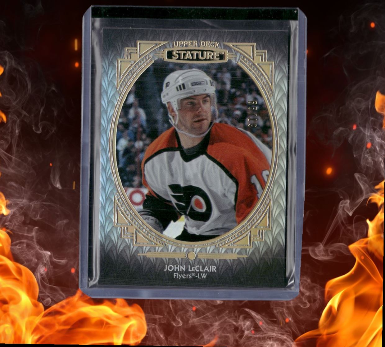 2020-21 Upper Deck Stature John LeClair Design Variant 67/99 #91