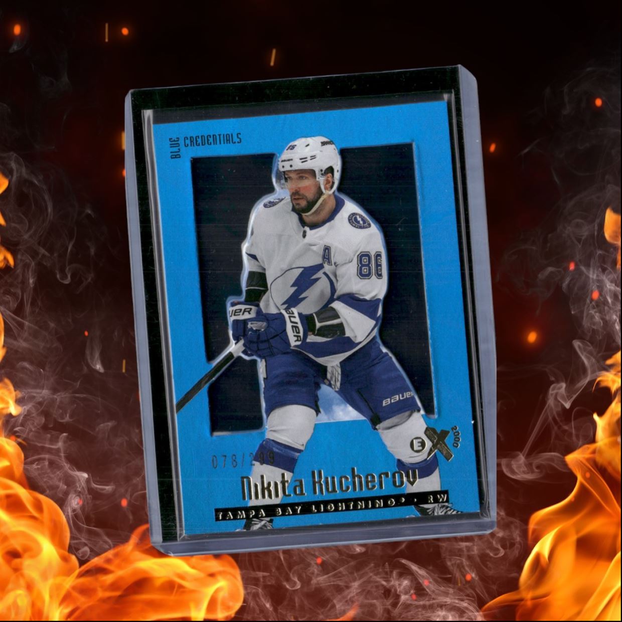 2023-24 SkyBox EX 2000 Nikita Kucherov Blue Credentials 078/299 #54