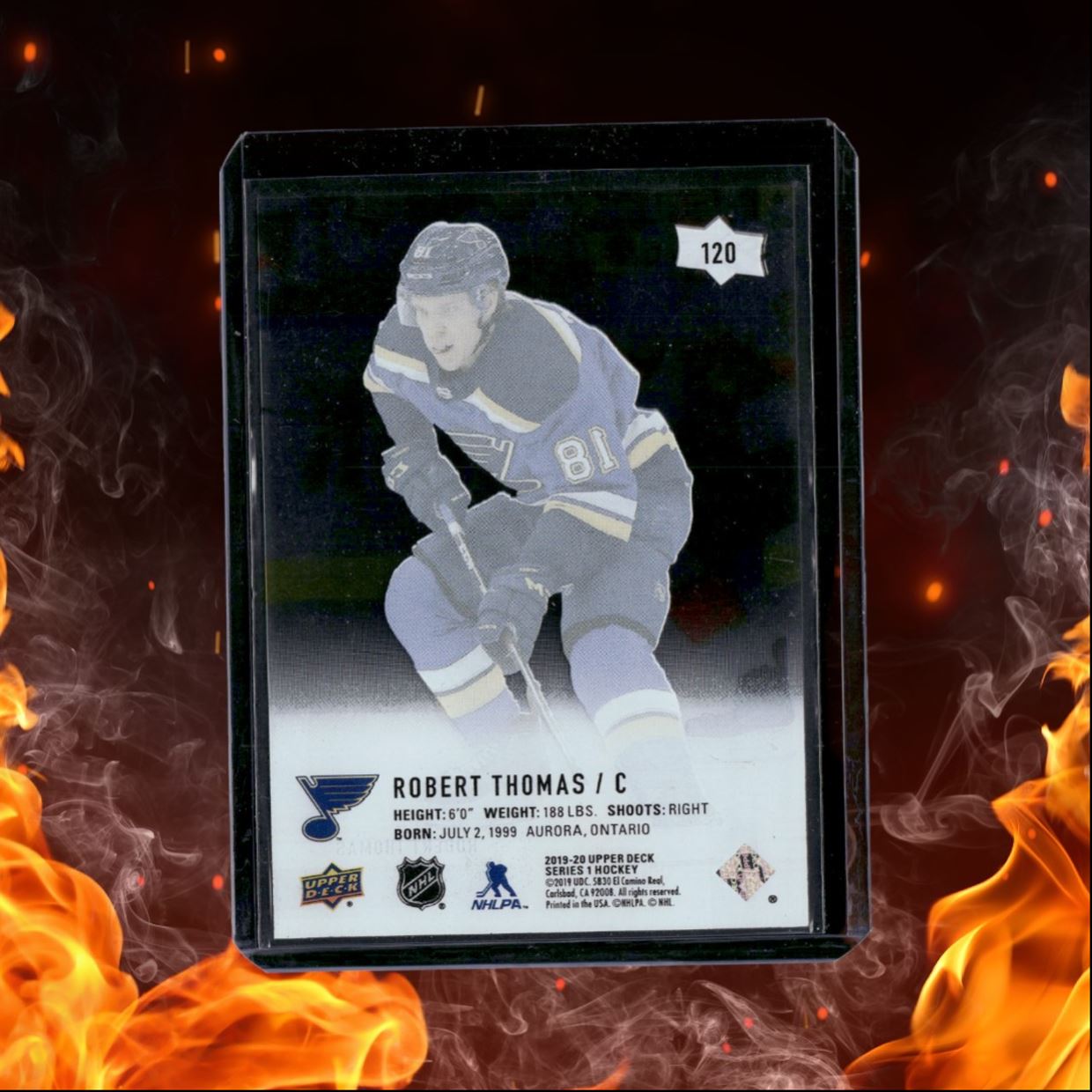 2019-20 Upper Deck Robert Thomas Clear Cut SSP #120
