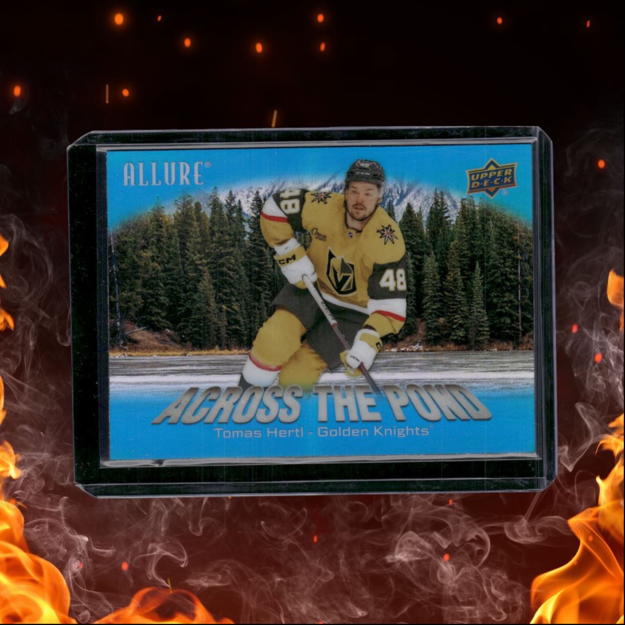 2024-25 Upper Deck Allure Thomas Hertl Across the Pond Blue #ATP-5