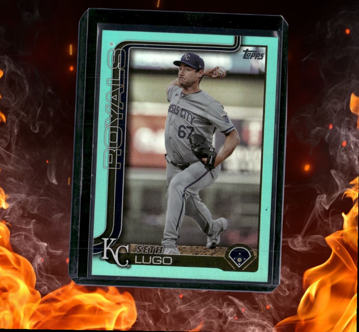 2025 Topps Seth Lugo Aqua Foil #206