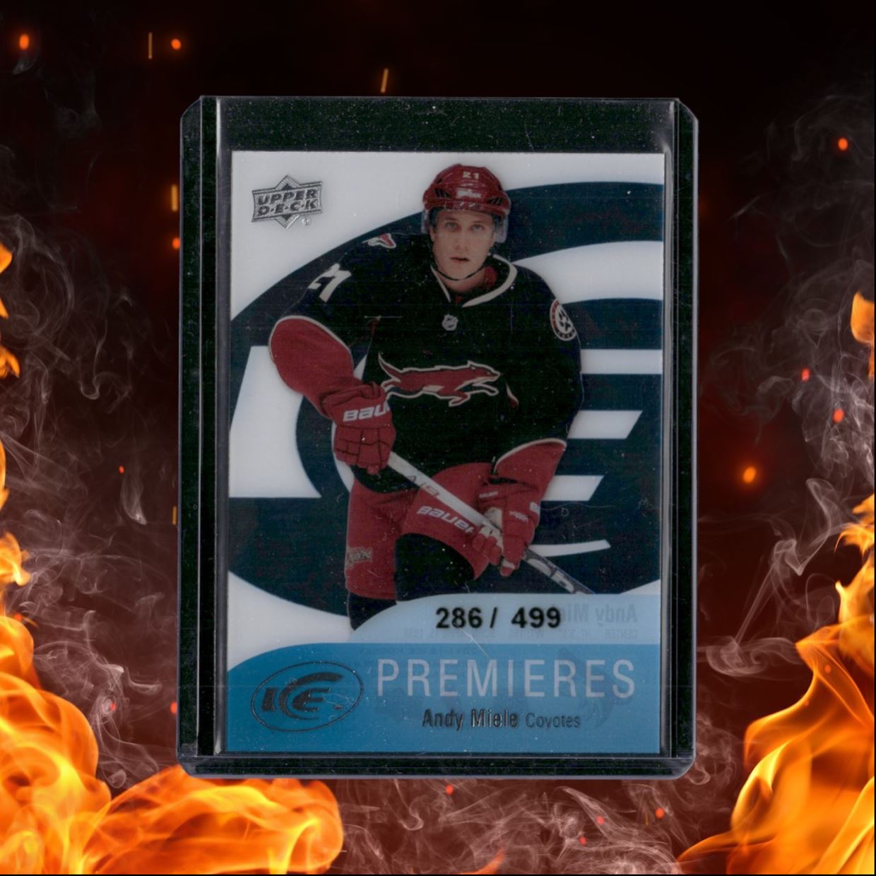 2011-12 Upper Deck Ice Andy Miele Premieres Acetate Rookie 286/499 #91